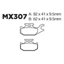 Balatas MX2 MA307 (FA307)
