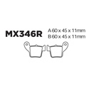 Balatas MX2 MA346R (FA 346R)