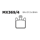 Balatas MX2 MA369/4 (FA 369/4)