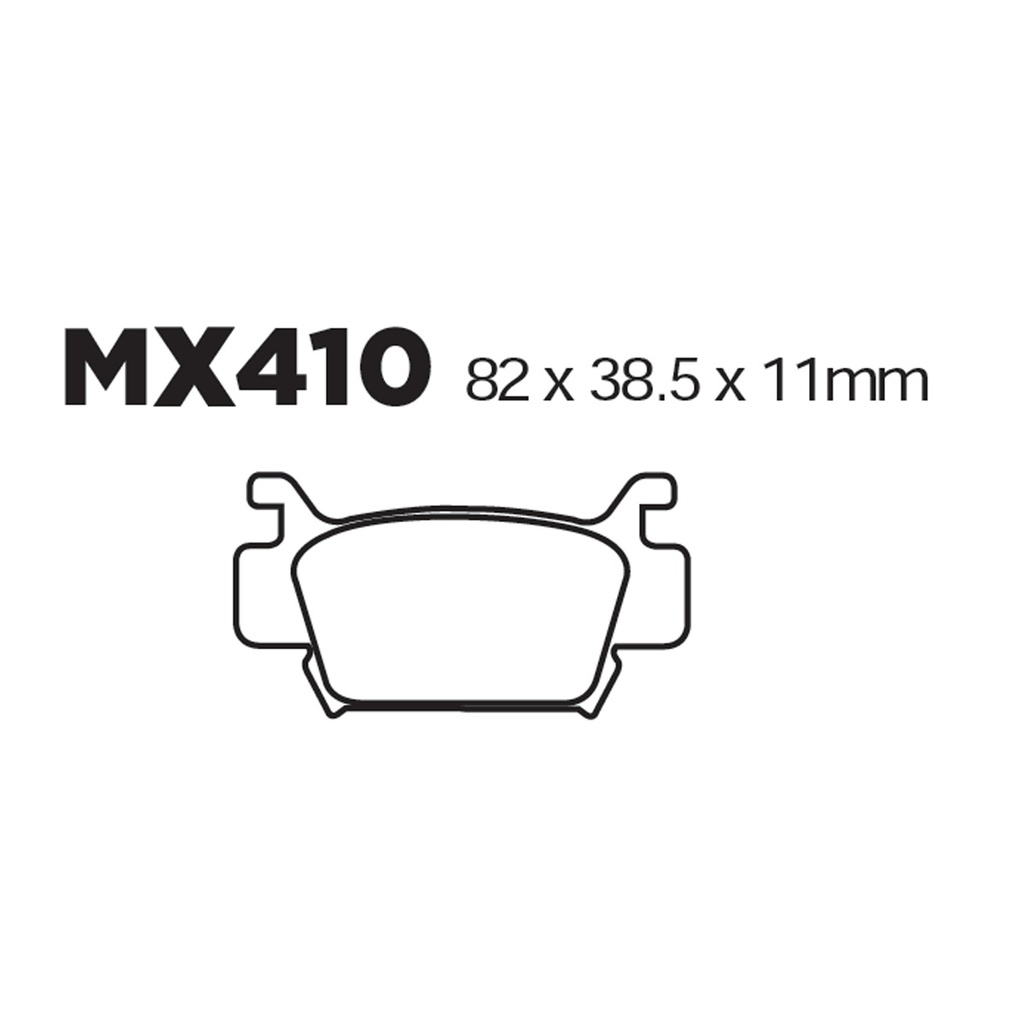 [145-600001] Balatas MX2 MA410 (FA410)