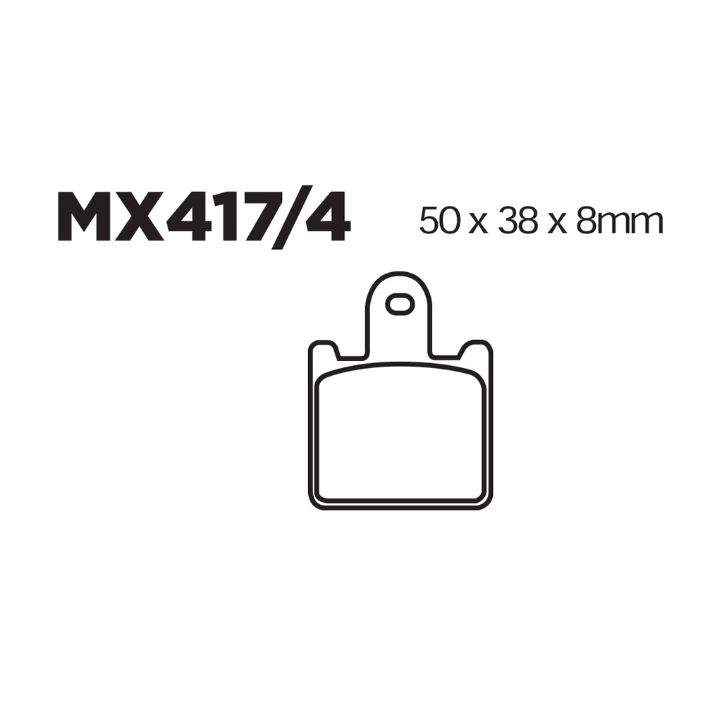 [145-600069] Balatas MX2 MA417/4 (FA 417/4)