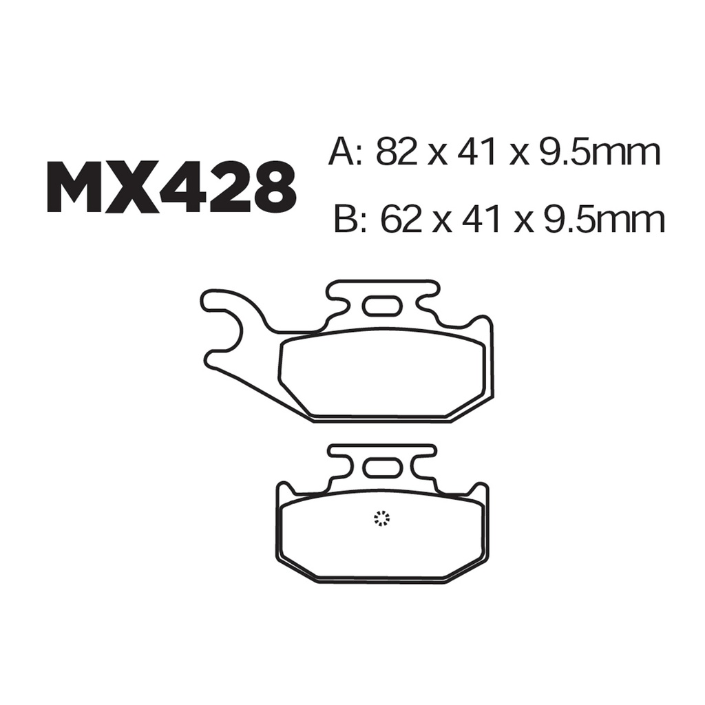 [145-600011] Balatas MX2 MA428 (FA428)