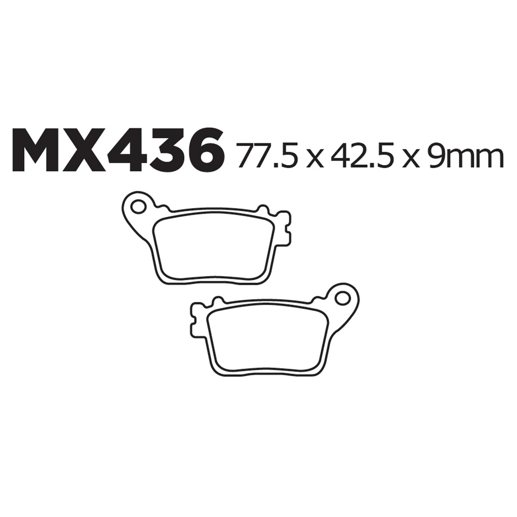 [145-600058] Balatas MX2 MA436 (FA436)