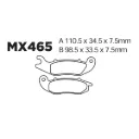 Balatas MX2 MA465 (FA465)
