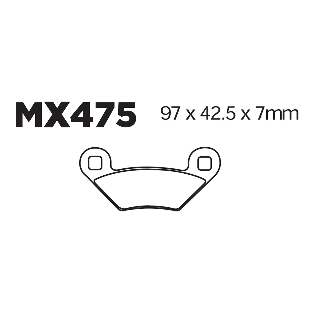 [145-600016] Balatas MX2 MA475 (FA475)