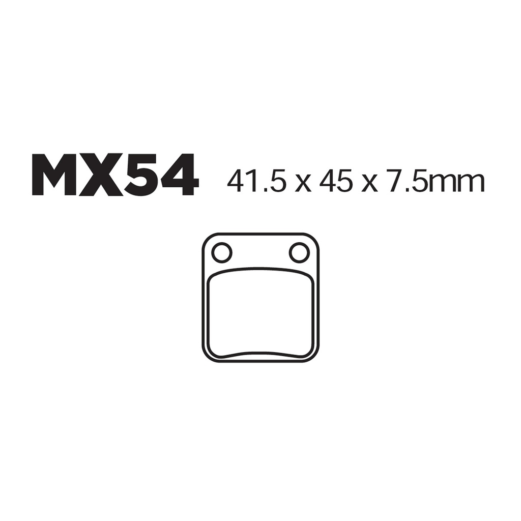 Balatas MX2 MA54 (FA054)