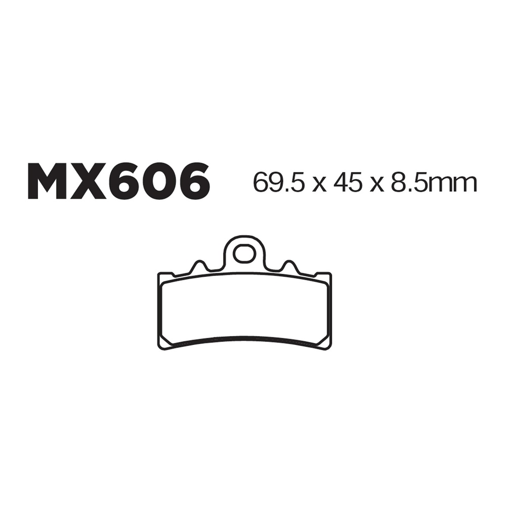 [145-600062] Balatas MX2 MA606 (FA606)