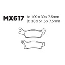 Balatas MX2 MA617 (FA617)