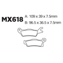 Balatas MX2 MA618 (FA618)