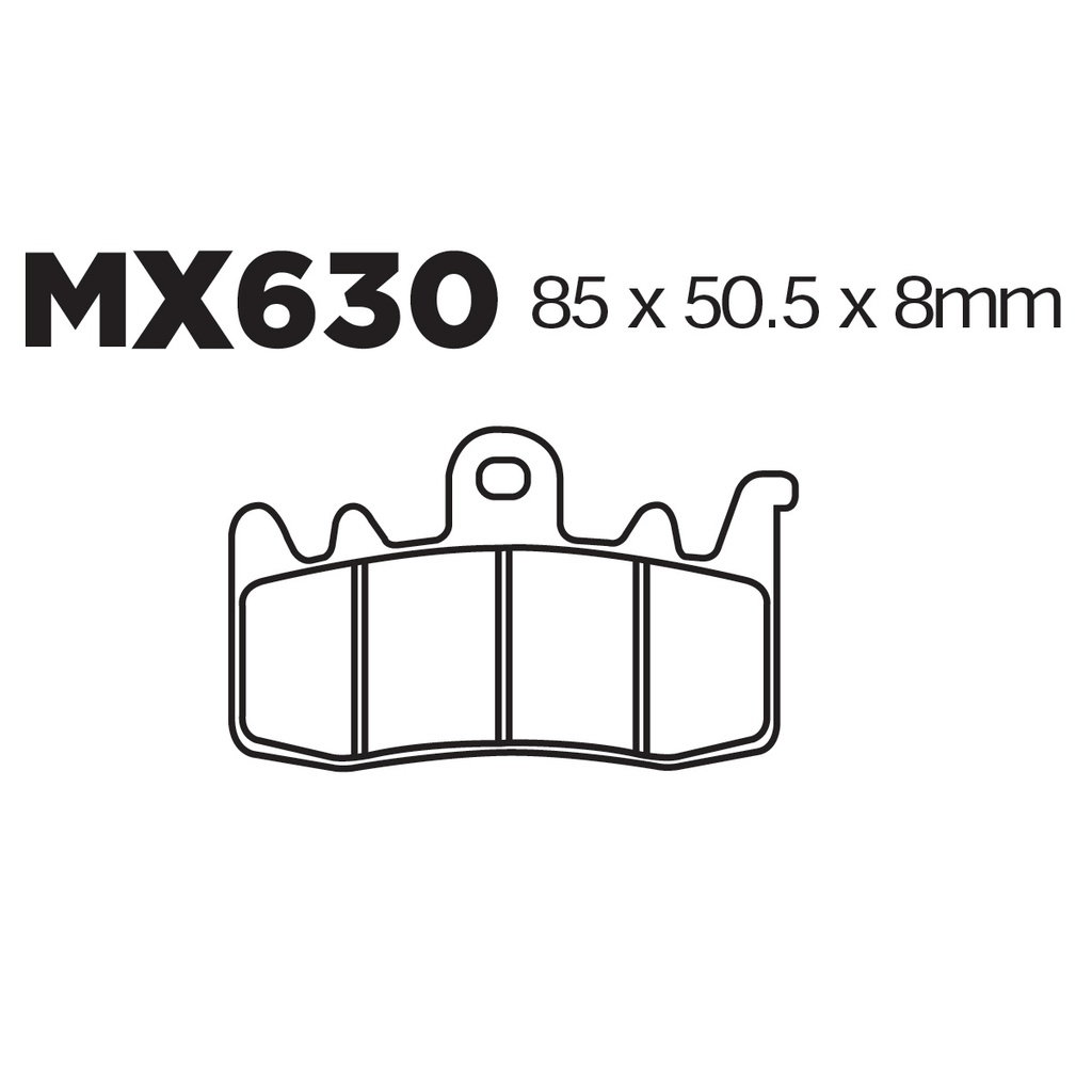 [145-600022] Balatas MX2 MA630 (FA630)