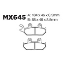 Balatas MX2 MA645 (FA645)