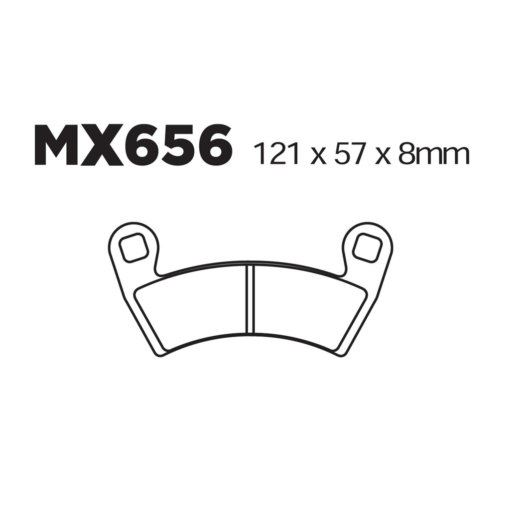 [145-600043] Balatas MX2 MA656 (FA656)