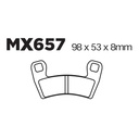 Balatas MX2 MA657 (FA657)