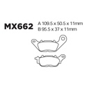 Balatas MX2 MA662 (FA662)