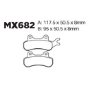 Balatas MX2 MA682 (FA682)