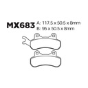 Balatas MX2 MA683 (FA683)