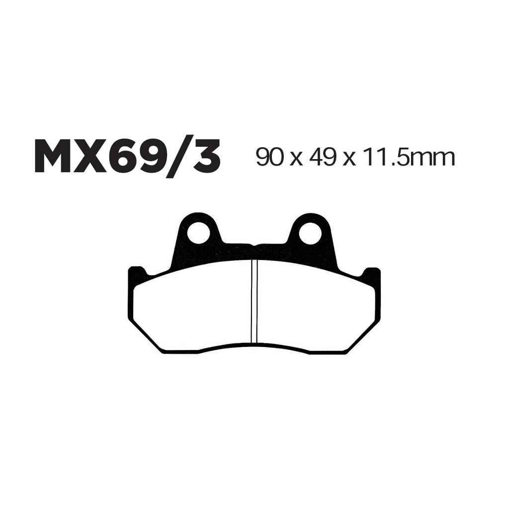 [145-600061] Balatas MX2 MA69/3 (FA 69/3)