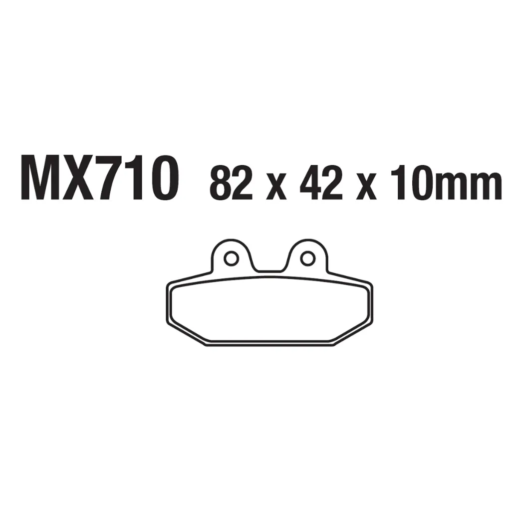 Balatas MX2 MX-F293 (FA710)