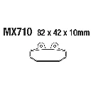 Balatas MX2 MX-F293 (FA710)