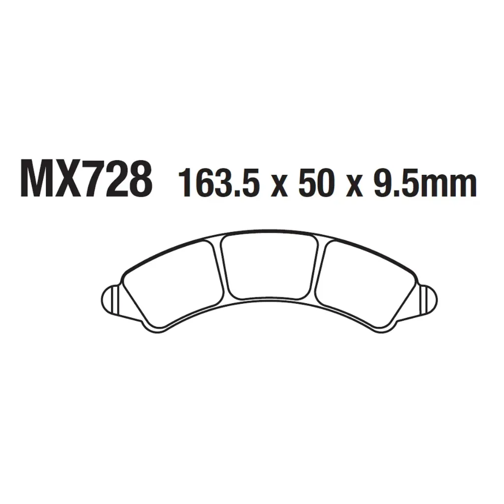 [145-600085] Balatas MX2 MA728 (FA728)
