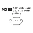 Balatas MX2 MA85 (FA085)