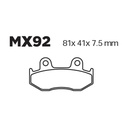 Balatas MX2 MA92 (FA092)