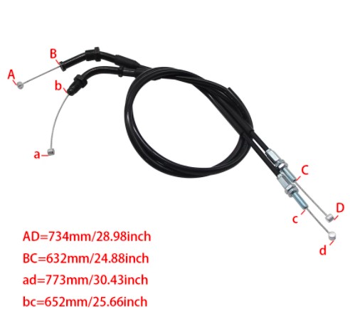 [YMX-57] Chicotes de acelerador YMX-57
