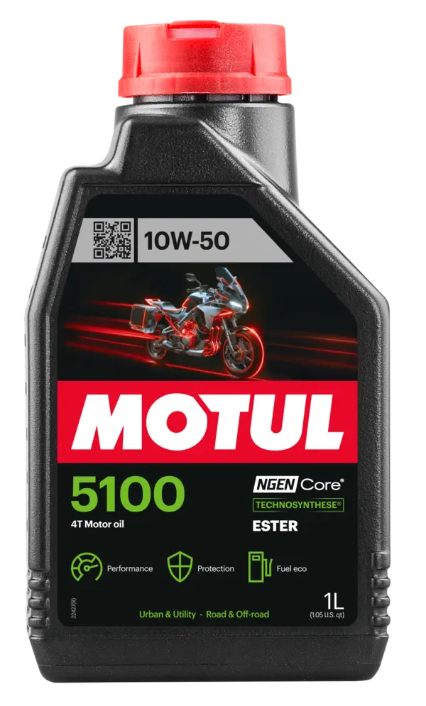 Lubricante Aceite Motul 5100 10W 50 1L semisintético