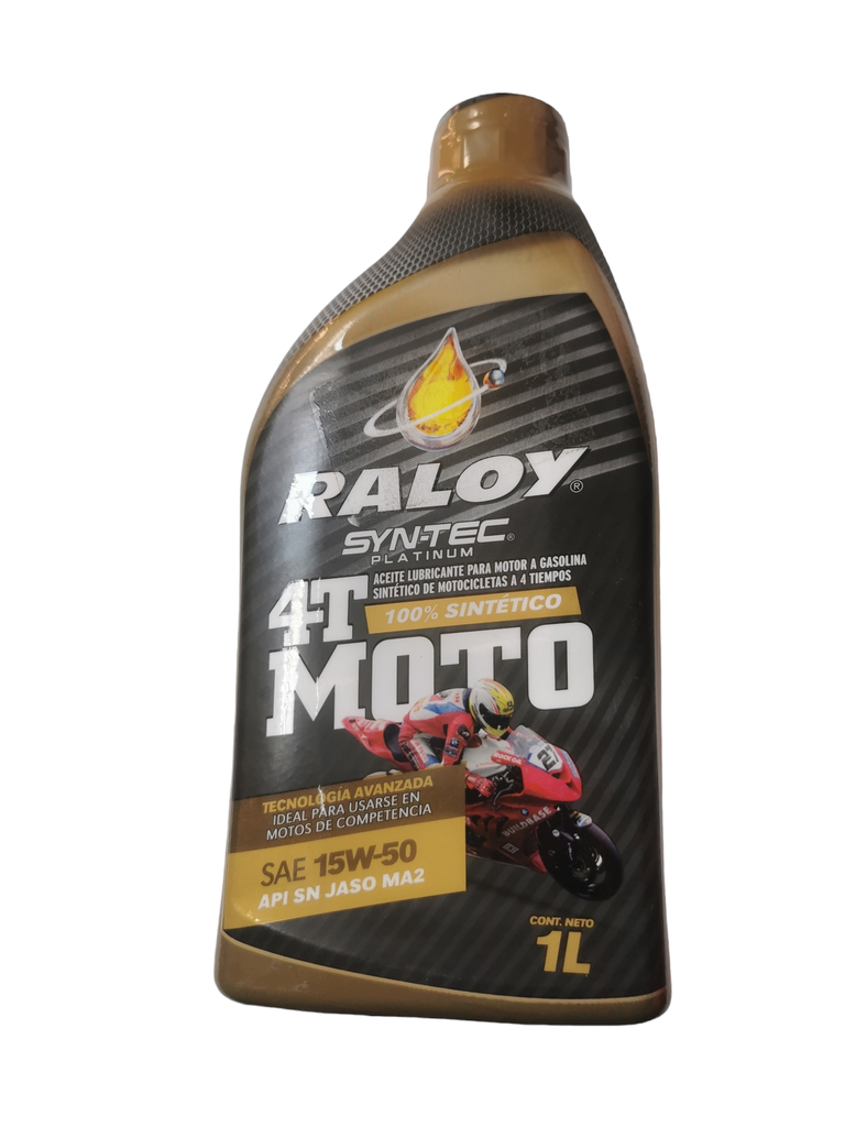[6200284] Lubricante aceite Raloy SYN-TEC Platinum 4T 15W 50 1L sintético