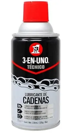 Lubricante de cadena TRES EN UNO