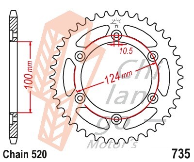 Sprocket R735 T40