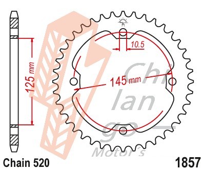 [22-168] Sprocket R1857 T45