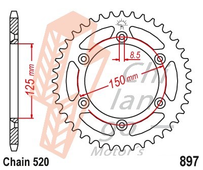 [22-173] Sprocket R897 T52