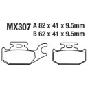 Balatas MX2 MA307 (FA307)