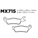 Balatas MX2 MA715 (FA715)