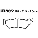 Balatas MX2 MX-F126 (FA209/2)