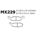 BALATAS MX2 MA-F229 (FA229)